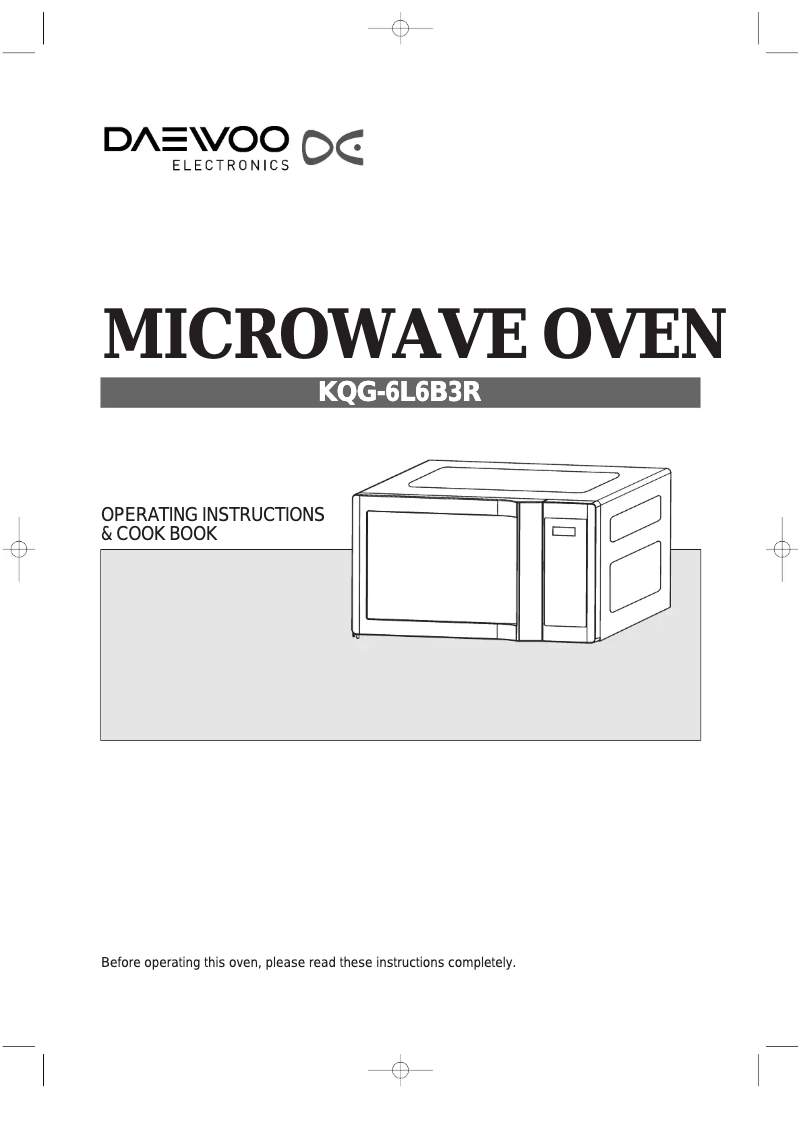 Página 1 del manual Manual de usuario Daewoo KQG-6L3B