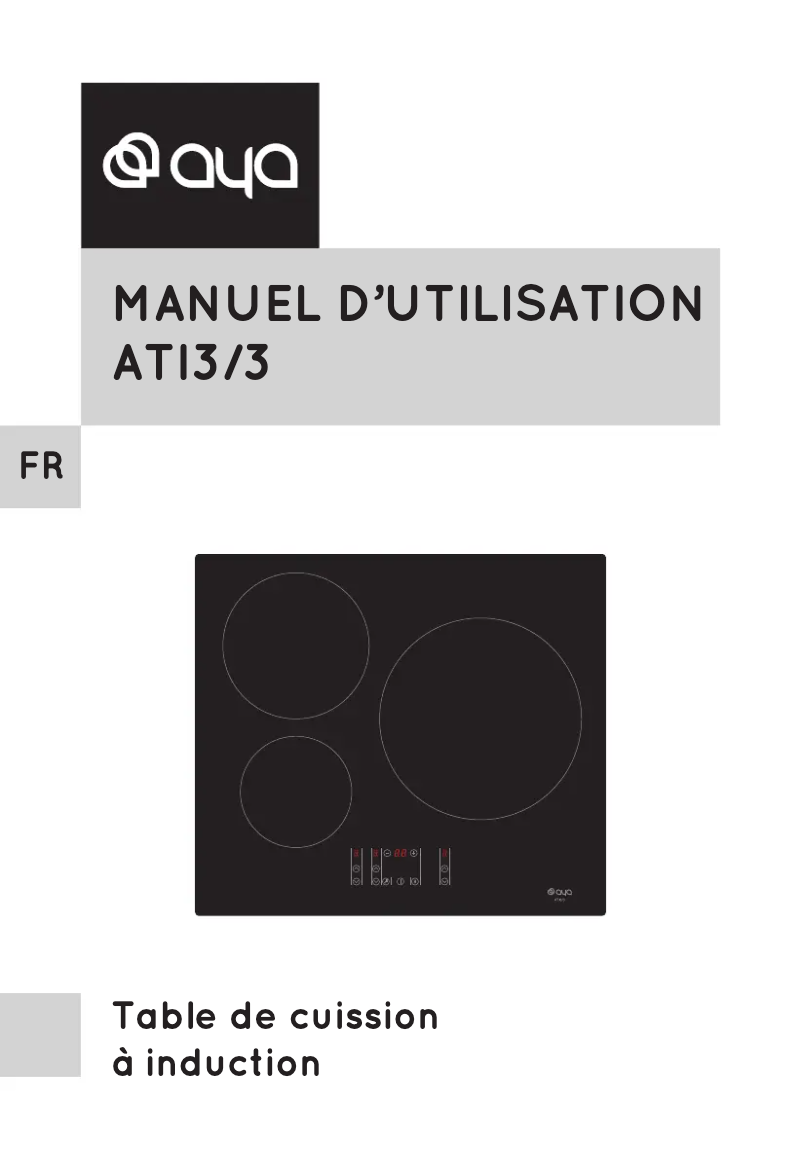Page 1 de la notice Manuel utilisateur AYA ATI3