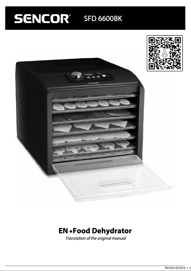 Image de la première page du manuel de l'appareil SFD 6600BK