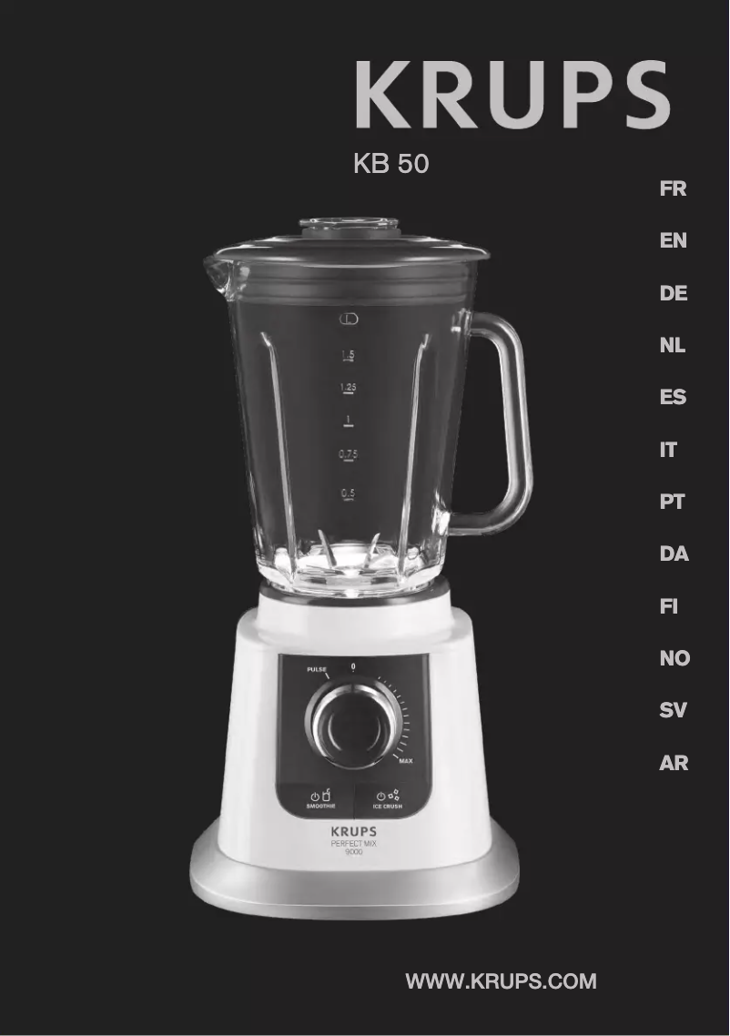 Image de la première page du manuel de l'appareil Perfect Mix KB5031