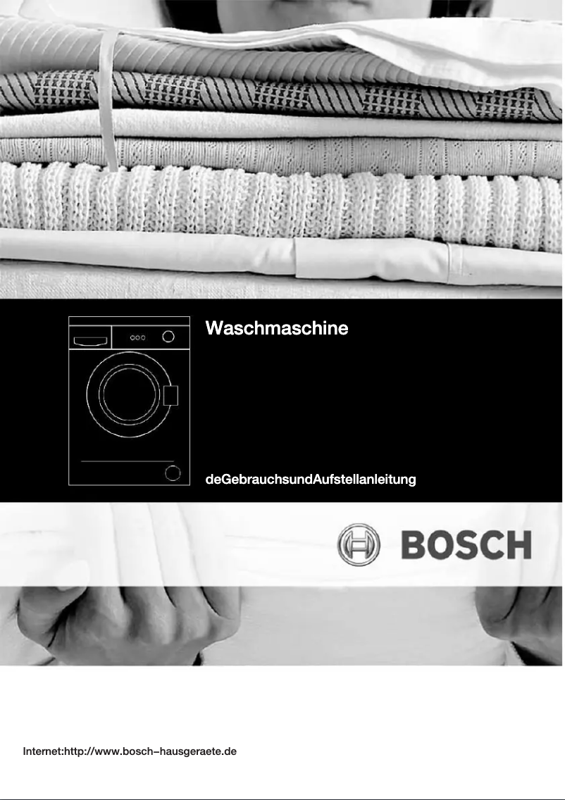 Page n°1 - Manuel utilisateur Bosch WAA 20161 SN