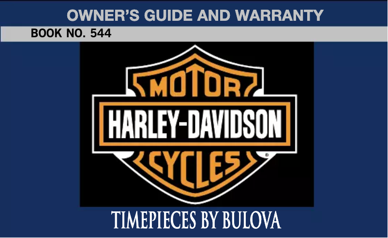 Page 1 de la notice Manuel utilisateur Bulova Harley Davidson 76L10