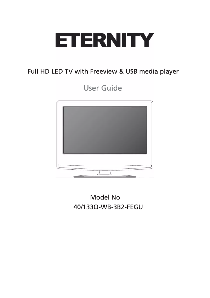 Page n°1 - Manuel utilisateur Eternity 40/133O-WB-3B2-FEGU-UK
