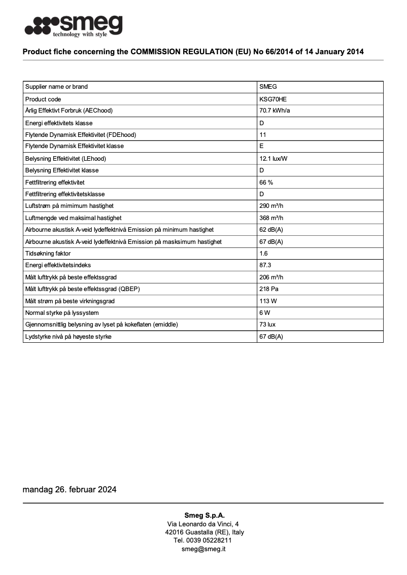 Image de la première page du manuel de l'appareil KSG70HE