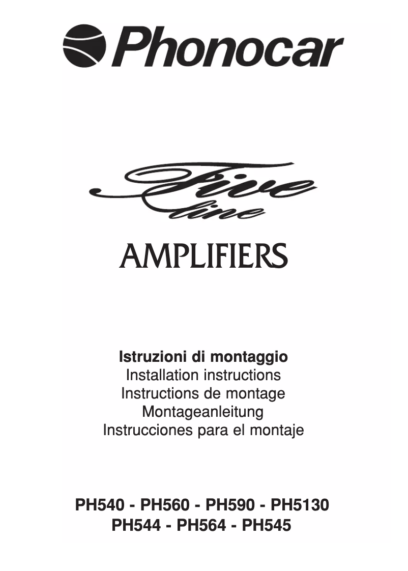 Imagen de la primera página del manual del dispositivo PH590