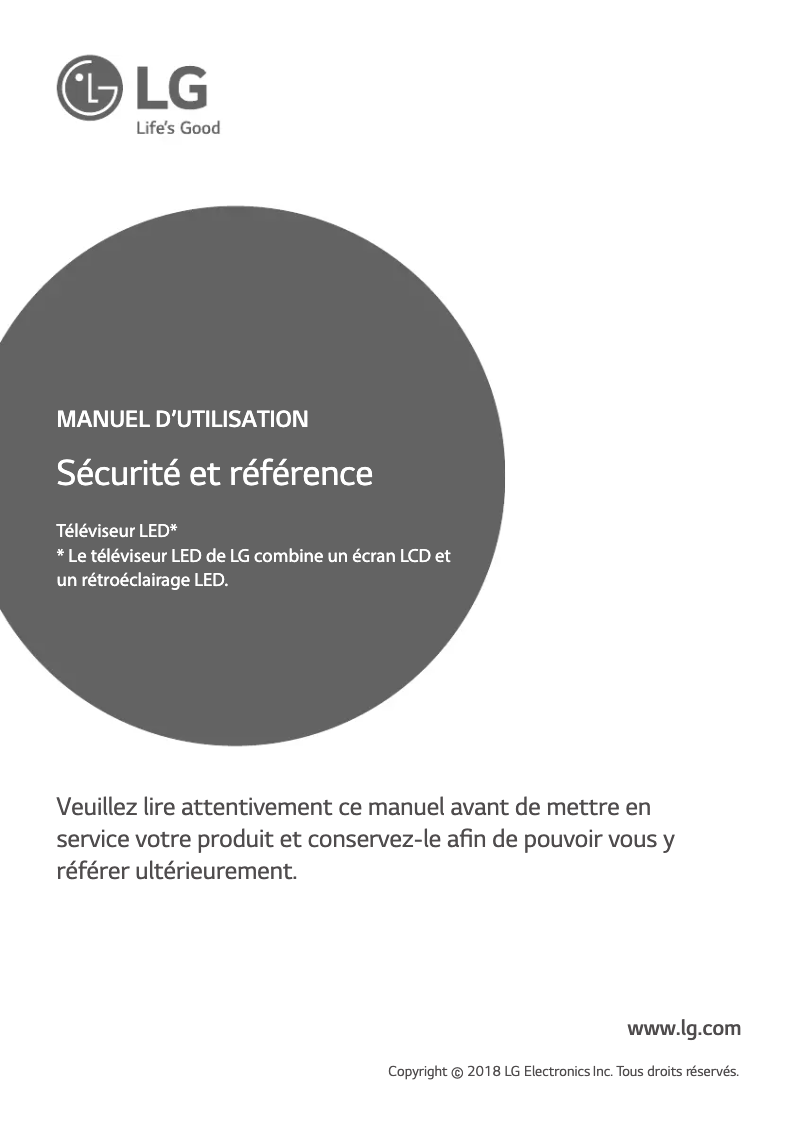 Página 1 del manual Manual de usuario LG 65SK9500PVA