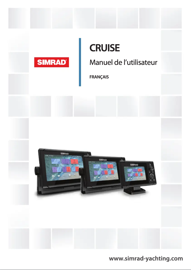Page 1 de la notice Manuel utilisateur Simrad Cruise