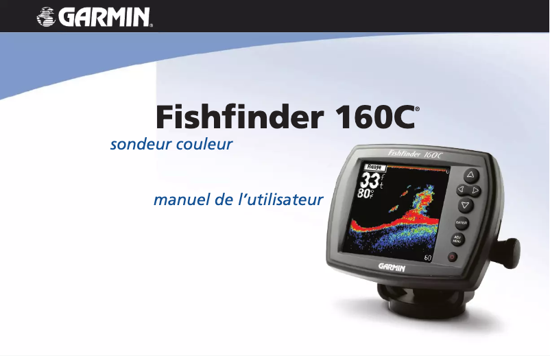 Image de la première page du manuel de l'appareil Fishfinder 160C