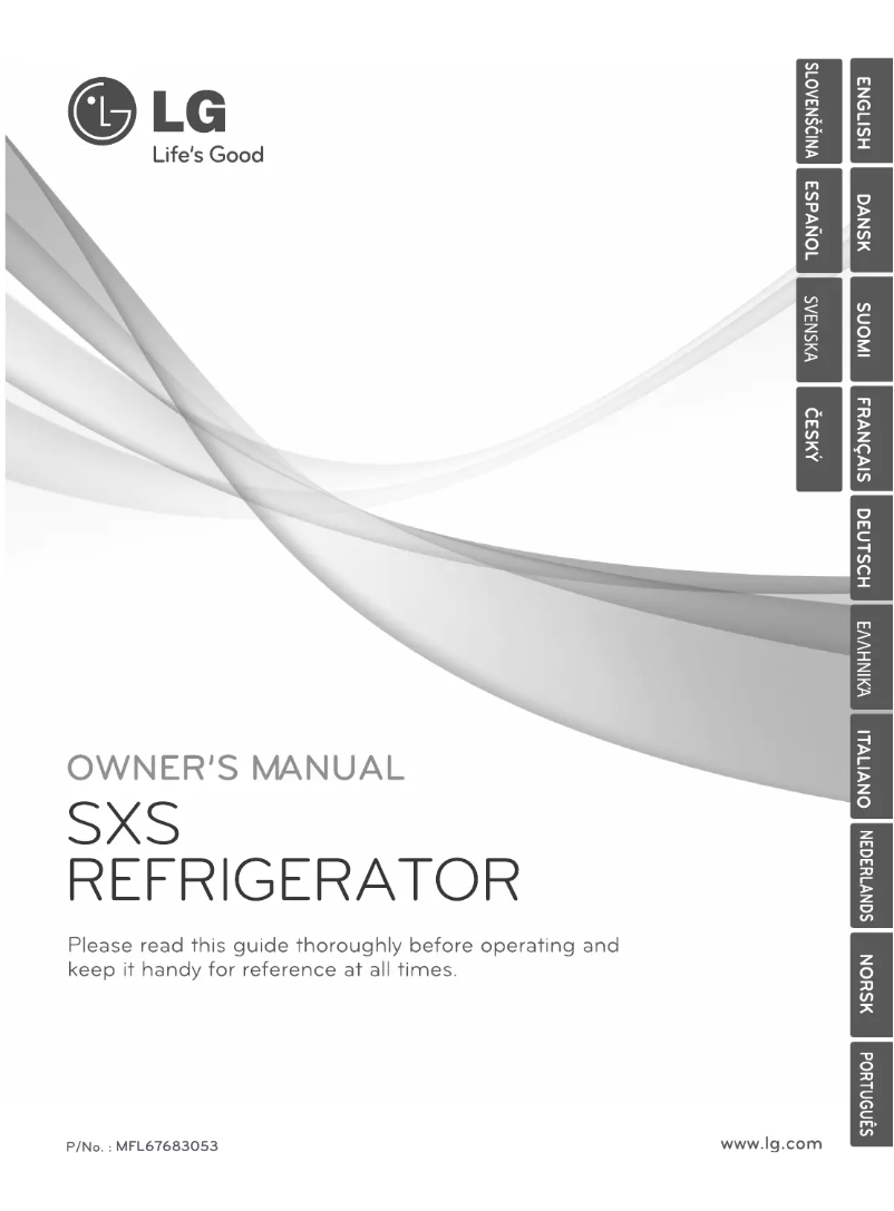 Page 1 de la notice Manuel utilisateur LG GS9366NESZ