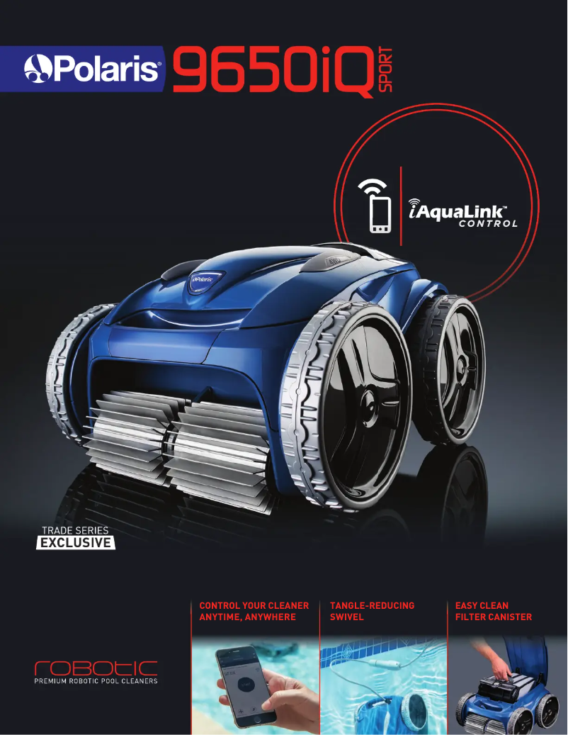 Página 1 del manual Folleto Polaris 9650iQ Sport