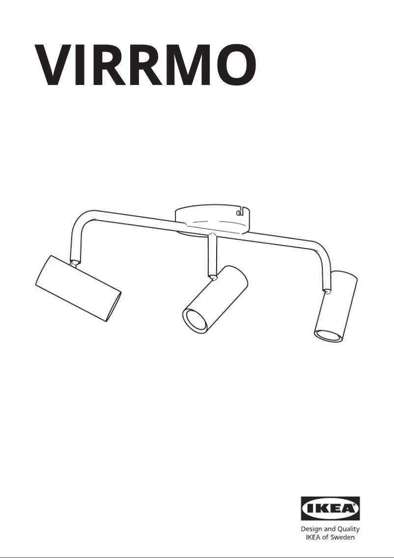 Image de la première page du manuel de l'appareil VIRRMO