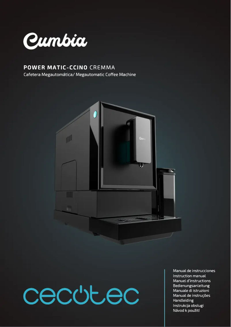 Página 1 del manual Manual de usuario Cecotec Power Matic-ccino Cremma