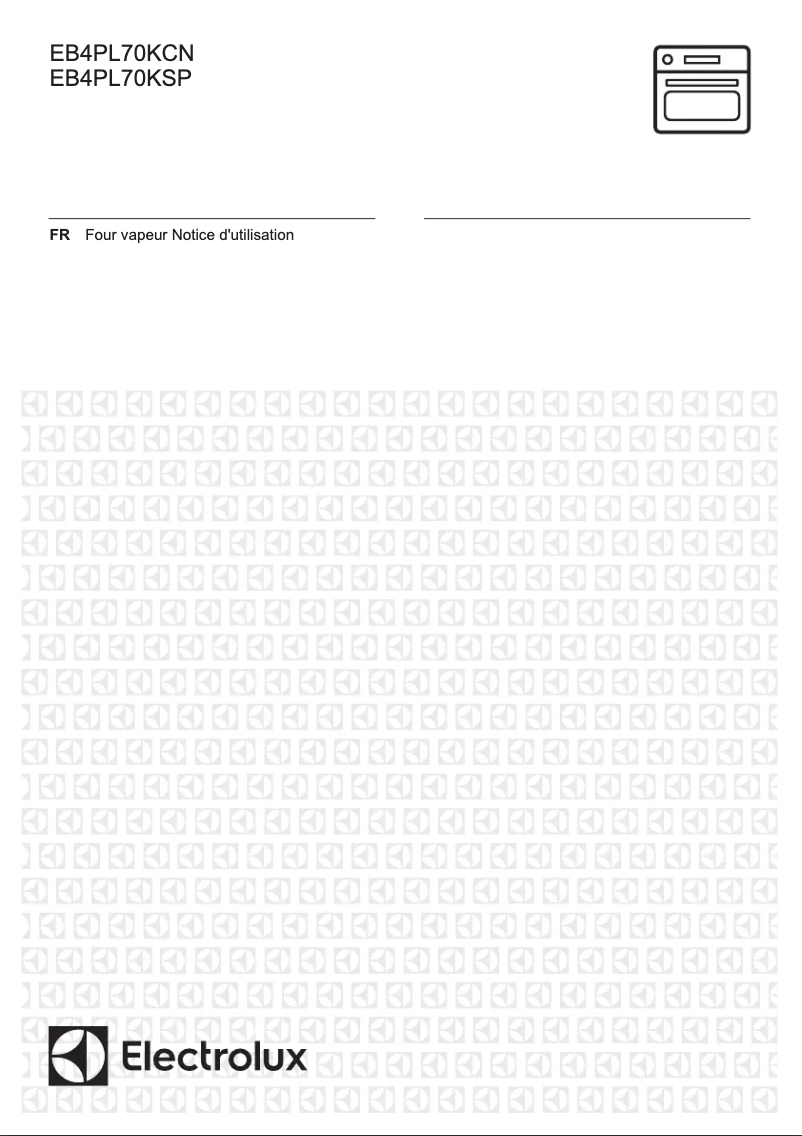 Page n°1 - Manuel utilisateur Electrolux EB4PL70KSP