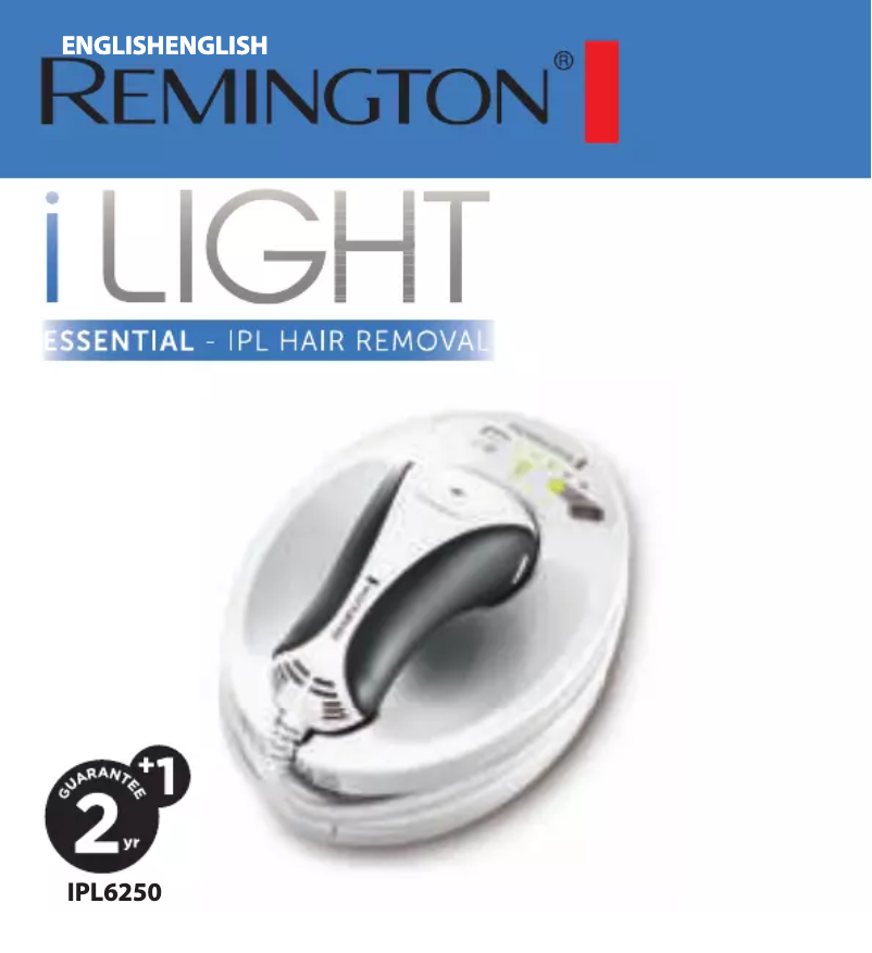 Página 1 del manual Manual de usuario Remington I-Light Essential IPL6250