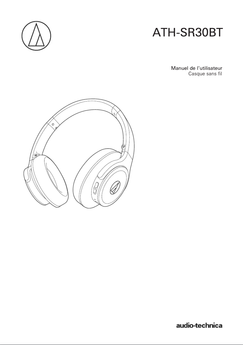 Page 1 de la notice Manuel utilisateur Audio-Technica ATH-SR30BT