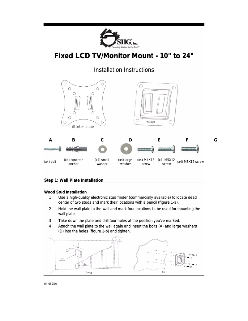 Page n°1 - Manuel utilisateur Siig CE-MT0012-S1