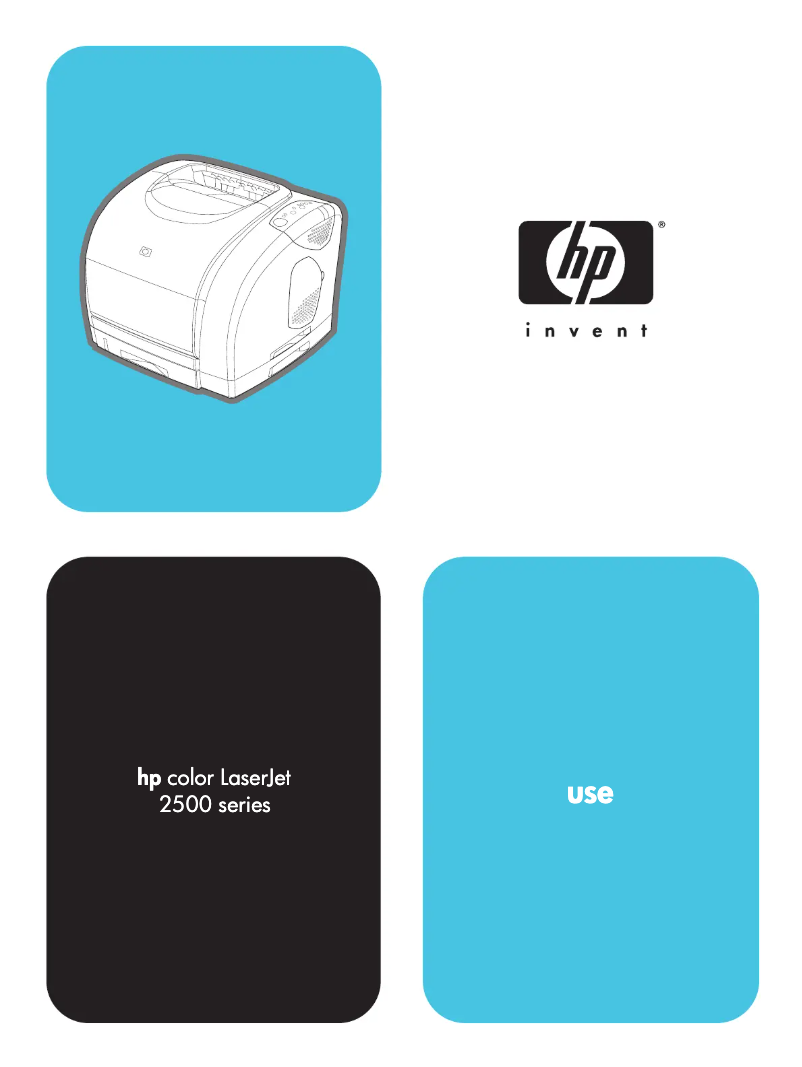 Image de la première page du manuel de l'appareil Color LaserJet 2500L