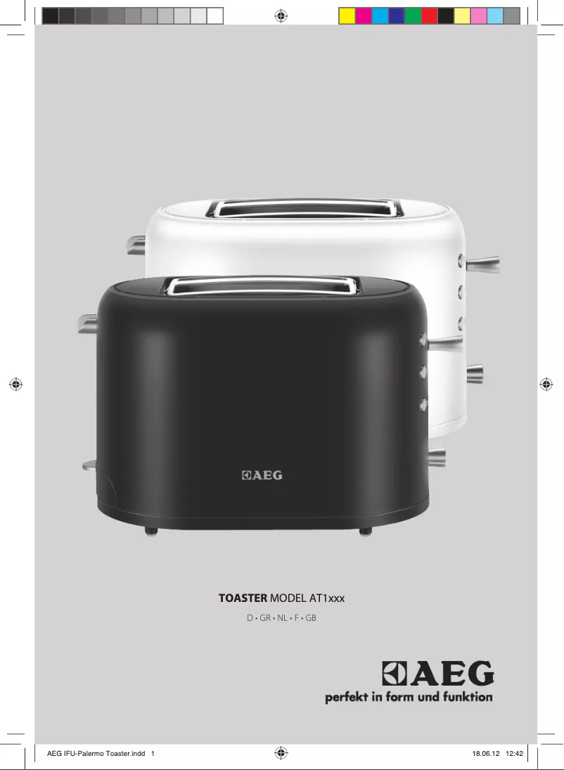 Page 1 de la notice Manuel utilisateur AEG AT1350