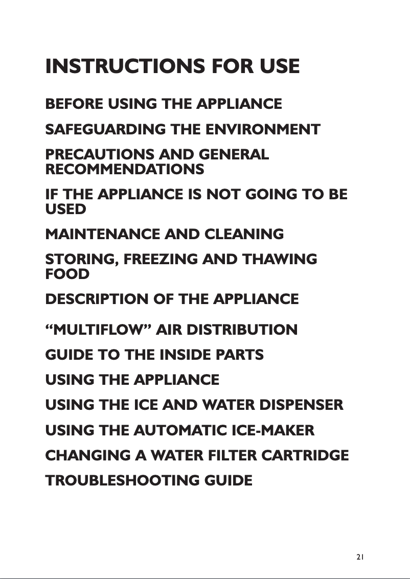 Page 1 de la notice Manuel utilisateur Smeg FA550X2