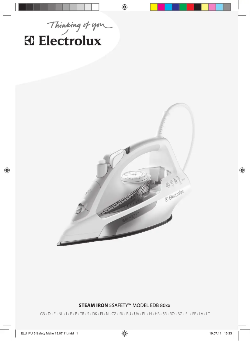 Image de la première page du manuel de l'appareil 5Safety EDB8050