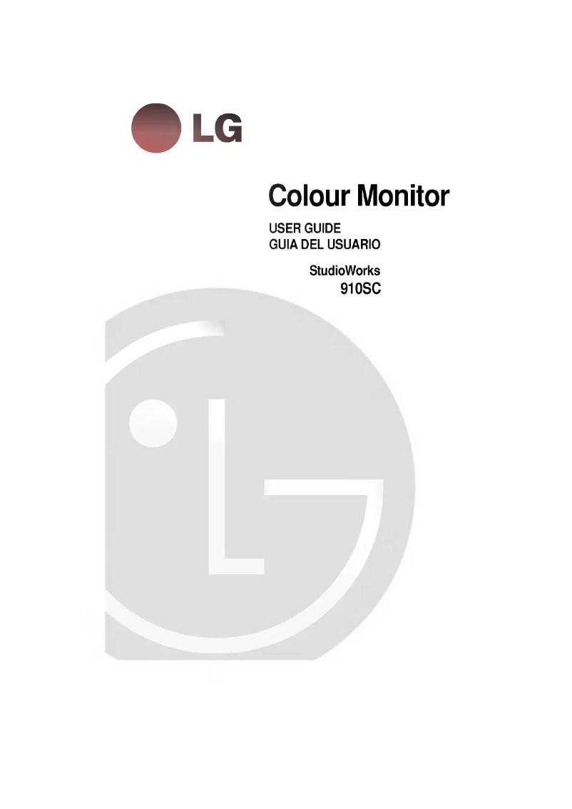 Page 1 de la notice Manuel utilisateur LG StudioWorks CB910C