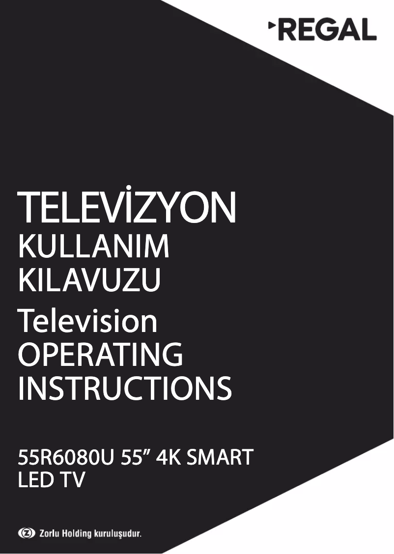Page 1 of the manual User Manual Regal 55R6080U