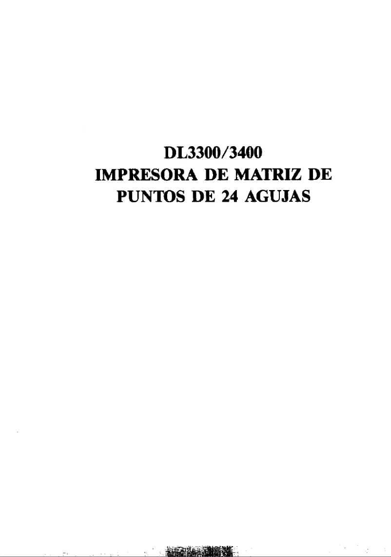 Page 1 of the manual User Manual Fujitsu DL3300