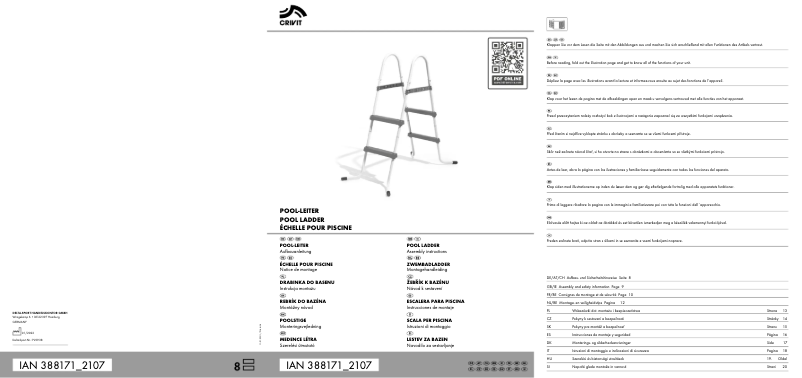 Page n°1 - Manuel utilisateur Crivit IAN 388171