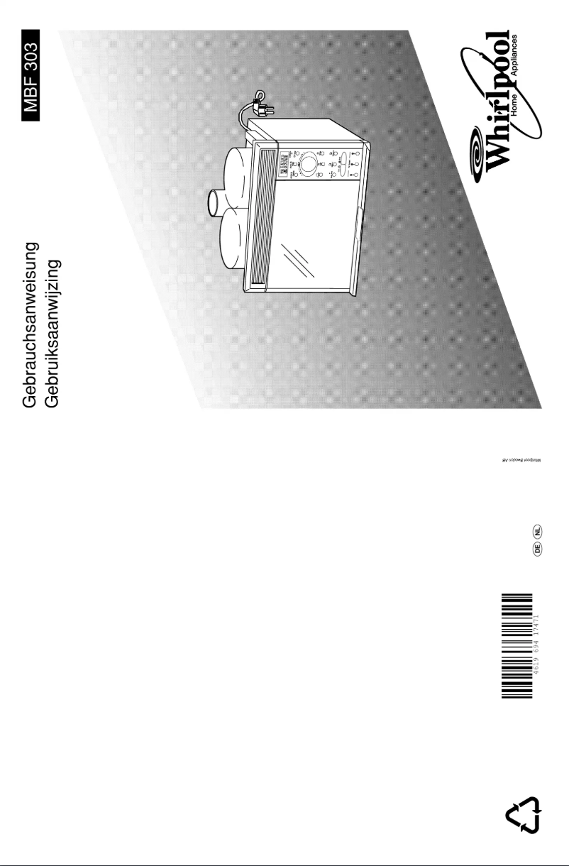 Imagen de la primera página del manual del dispositivo MBF 303 S