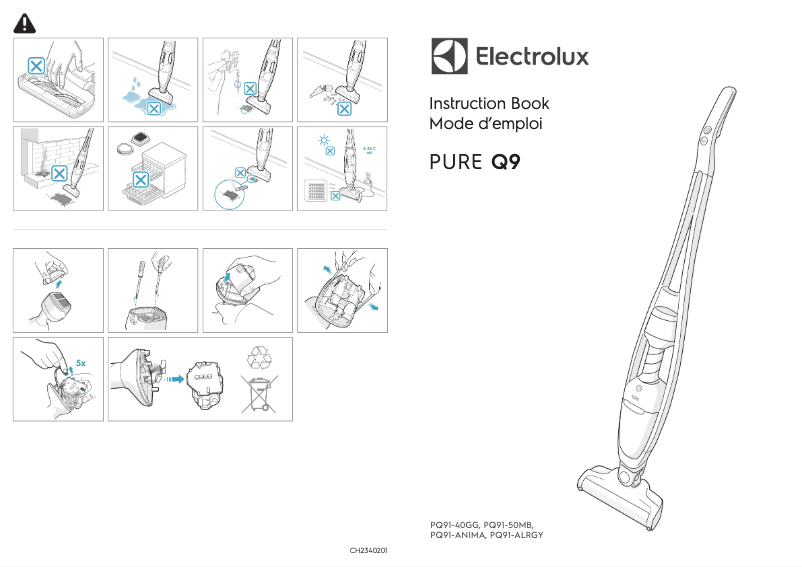 Page n°1 - Manuel utilisateur Electrolux Pure Q9