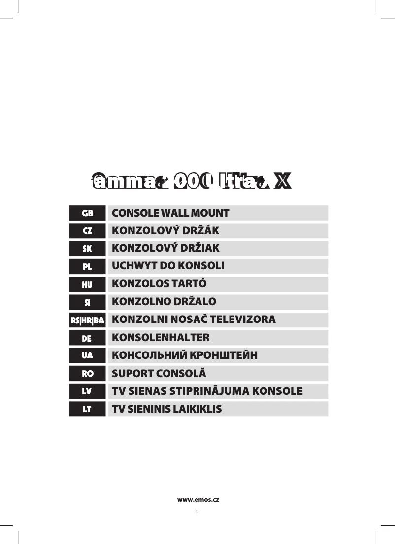 Page 1 de la notice Manuel utilisateur Emos KT3223