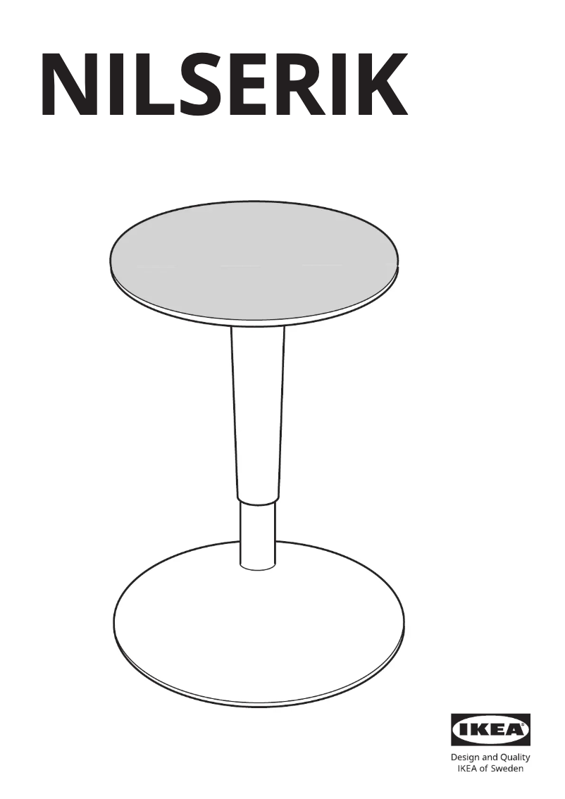 Página 1 del manual Manual de usuario Ikea NILSERIK 304.868.30