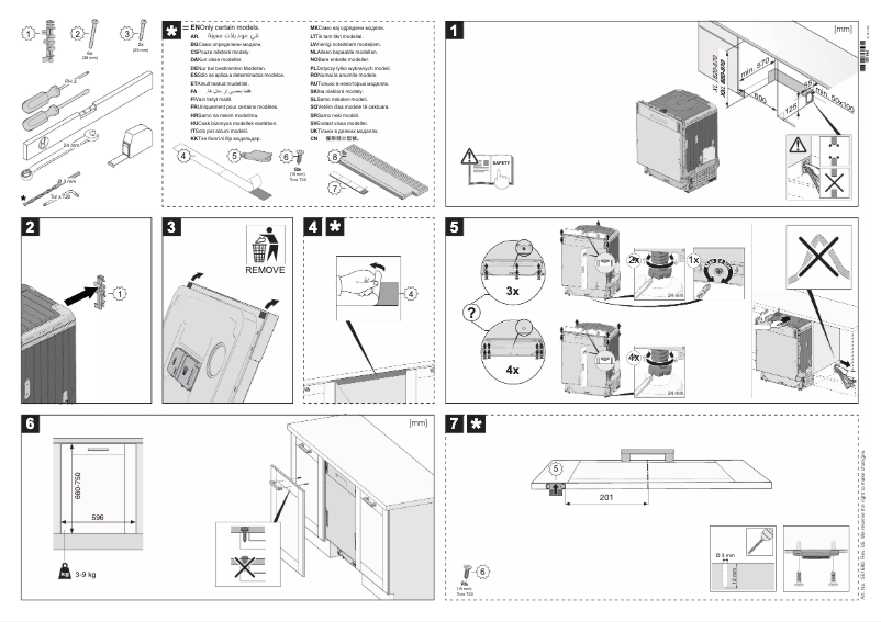 Page 1 de la notice Guide d'installation Pelgrim GVW820XL