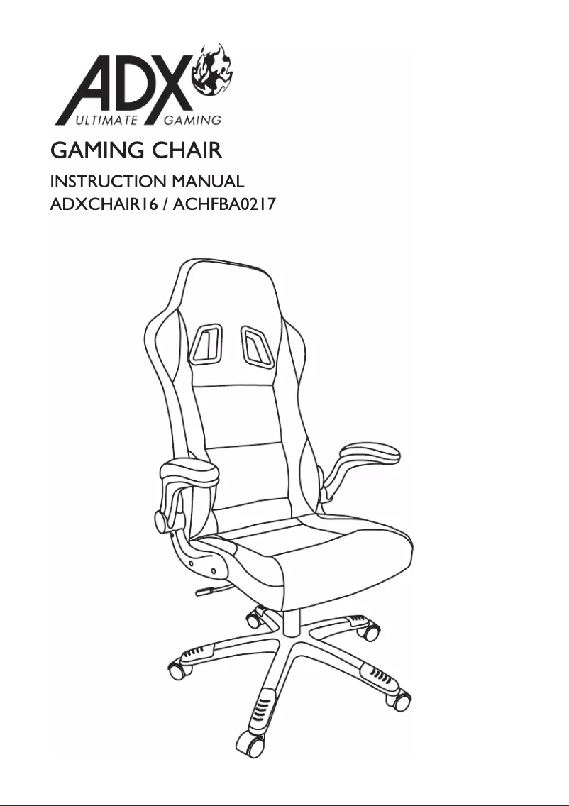Página 1 del manual Manual de usuario ADX CHAIR16
