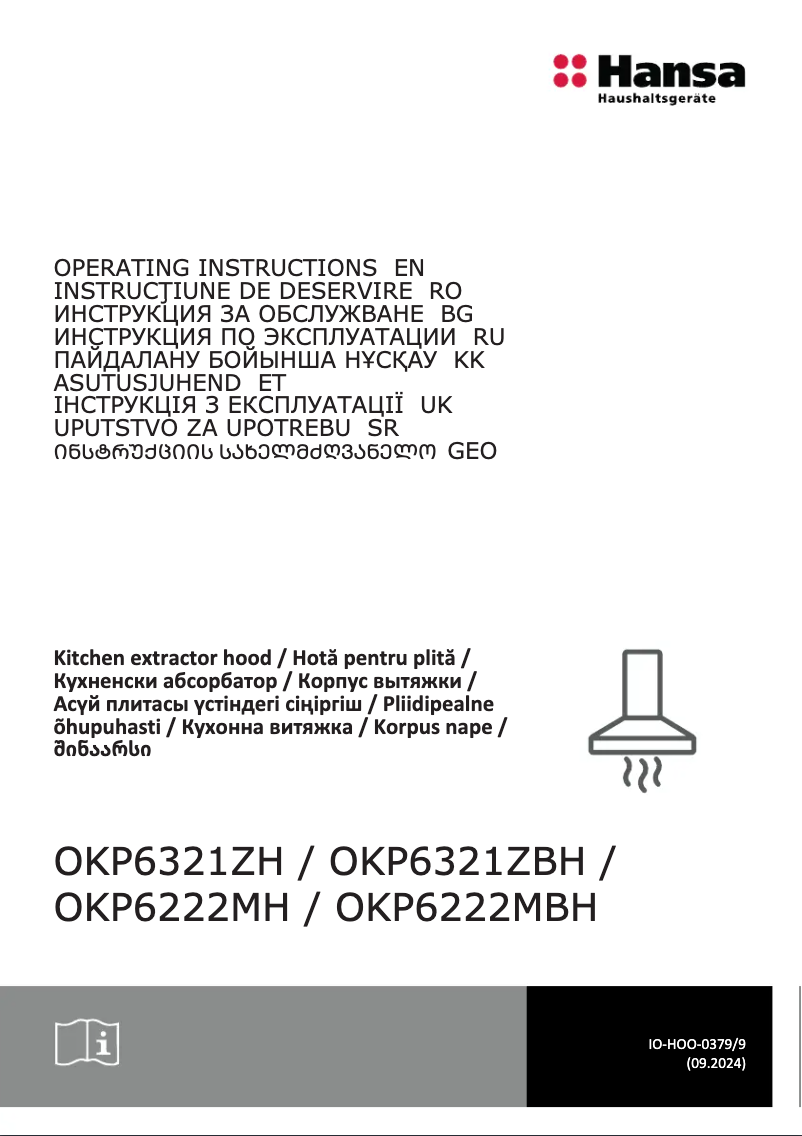 Page 1 de la notice Manuel utilisateur Hansa OKP6321ZH