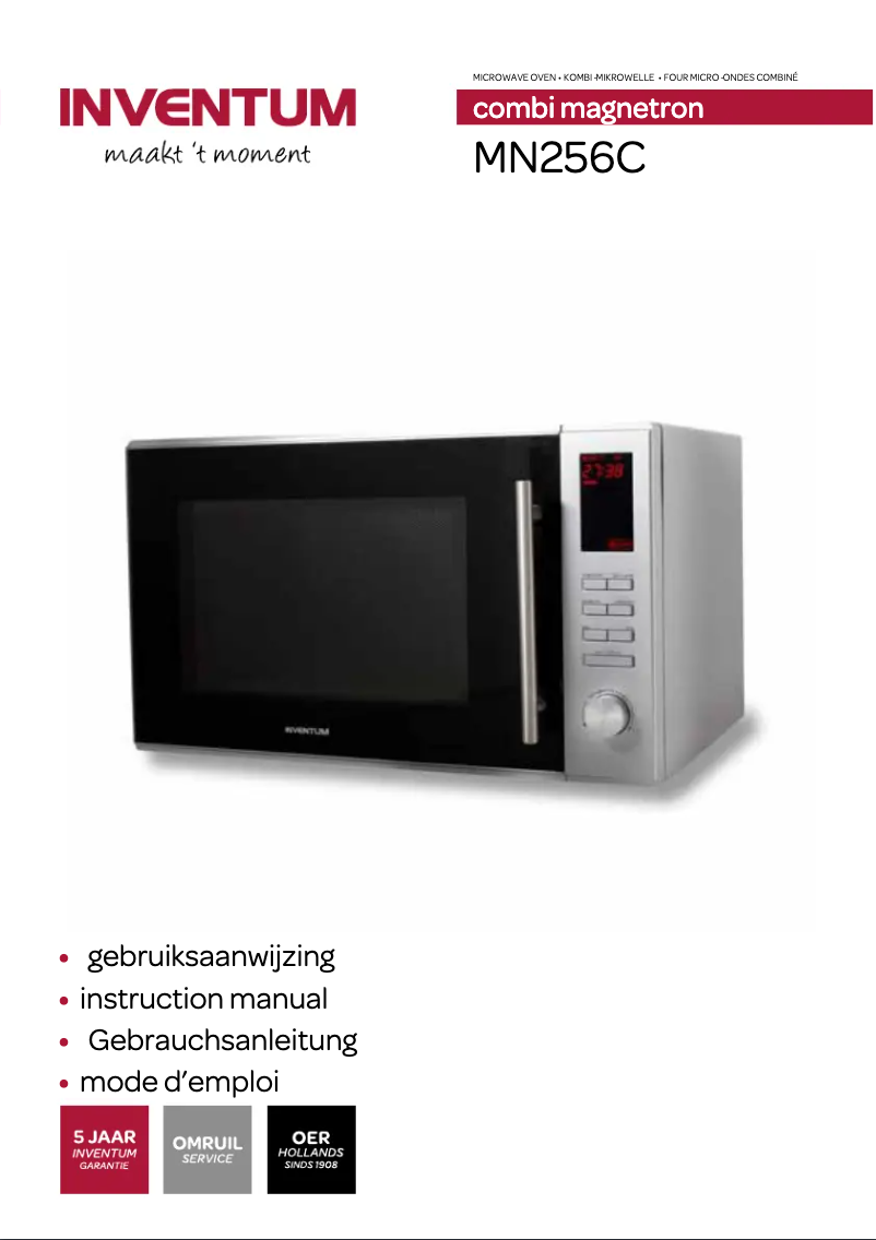 Page 1 de la notice Manuel utilisateur Inventum MN256C