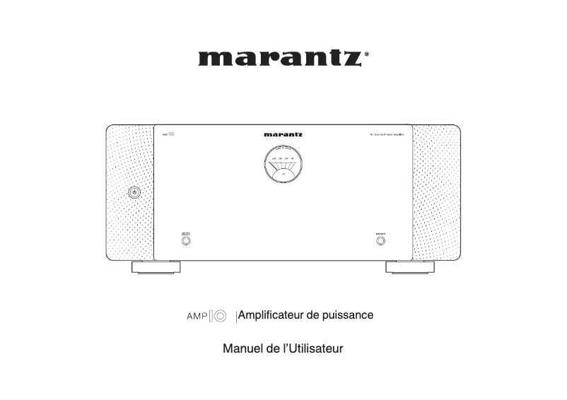 Página 1 del manual Manual de usuario Marantz AMP 10