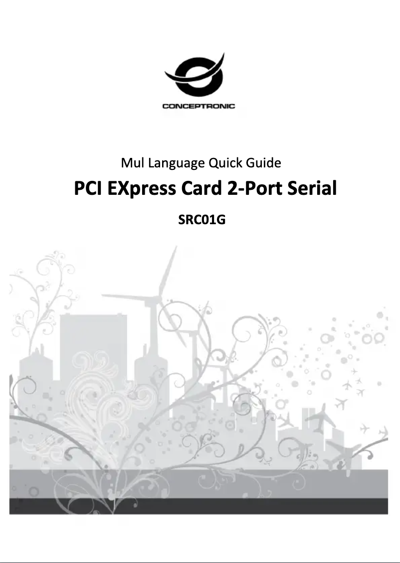 Page n°1 - Manuel utilisateur Conceptronic SRC01G