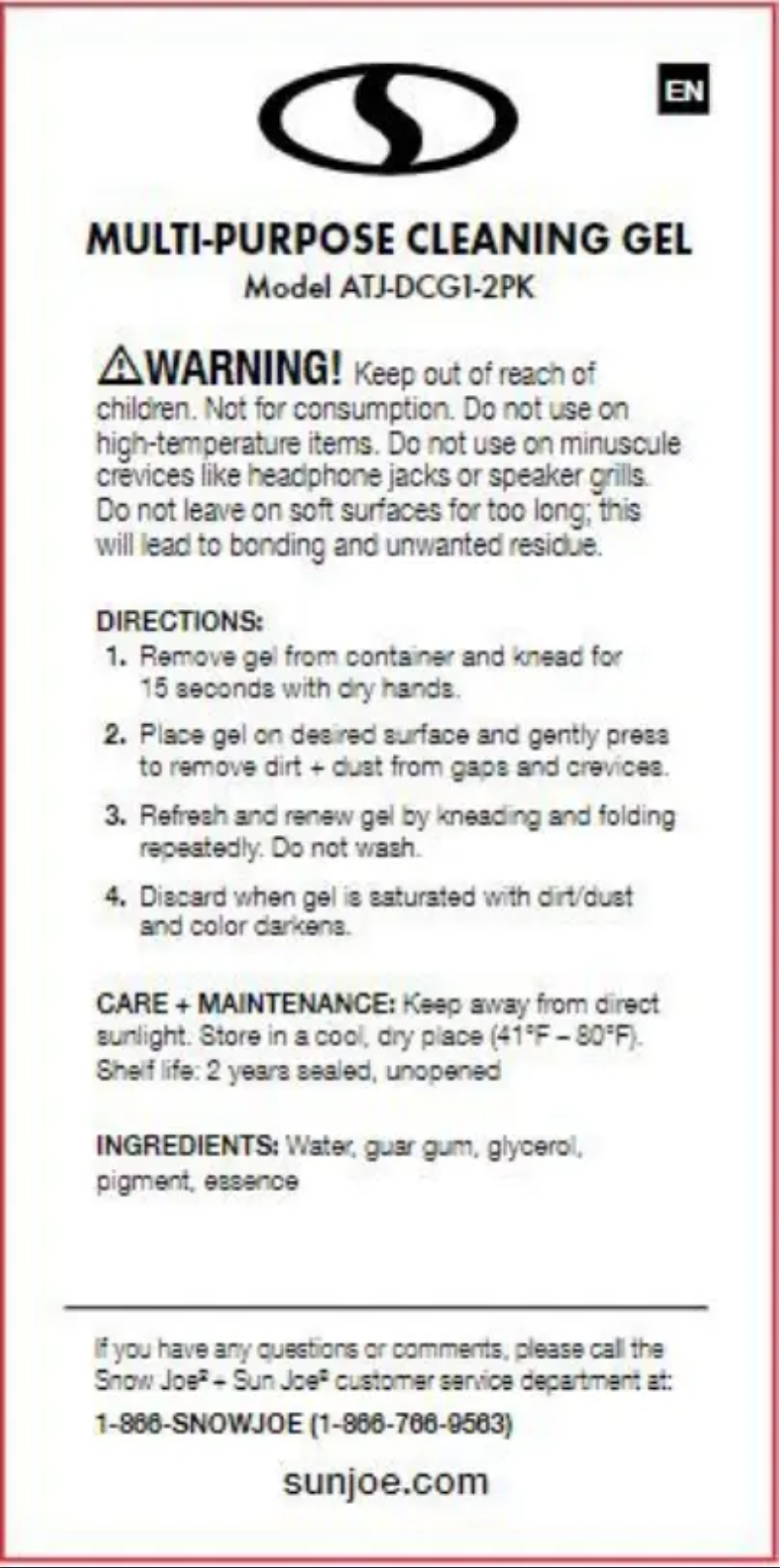 Page 1 de la notice Manuel utilisateur Auto Joe ATJ-DCG1-2PK