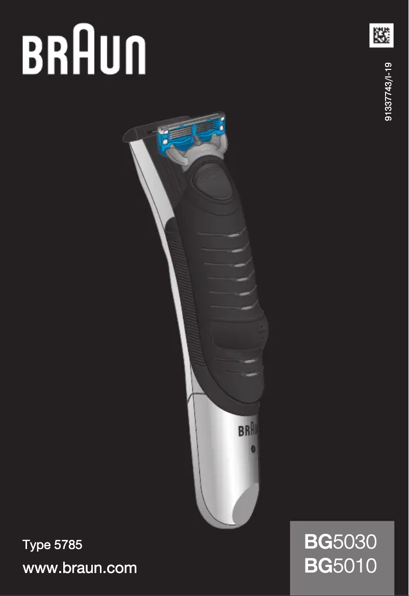 Page n°1 - Manuel utilisateur Braun BG5030