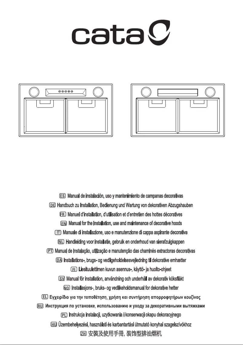 Page 1 de la notice Manuel utilisateur CATA GT PLUS 45WH