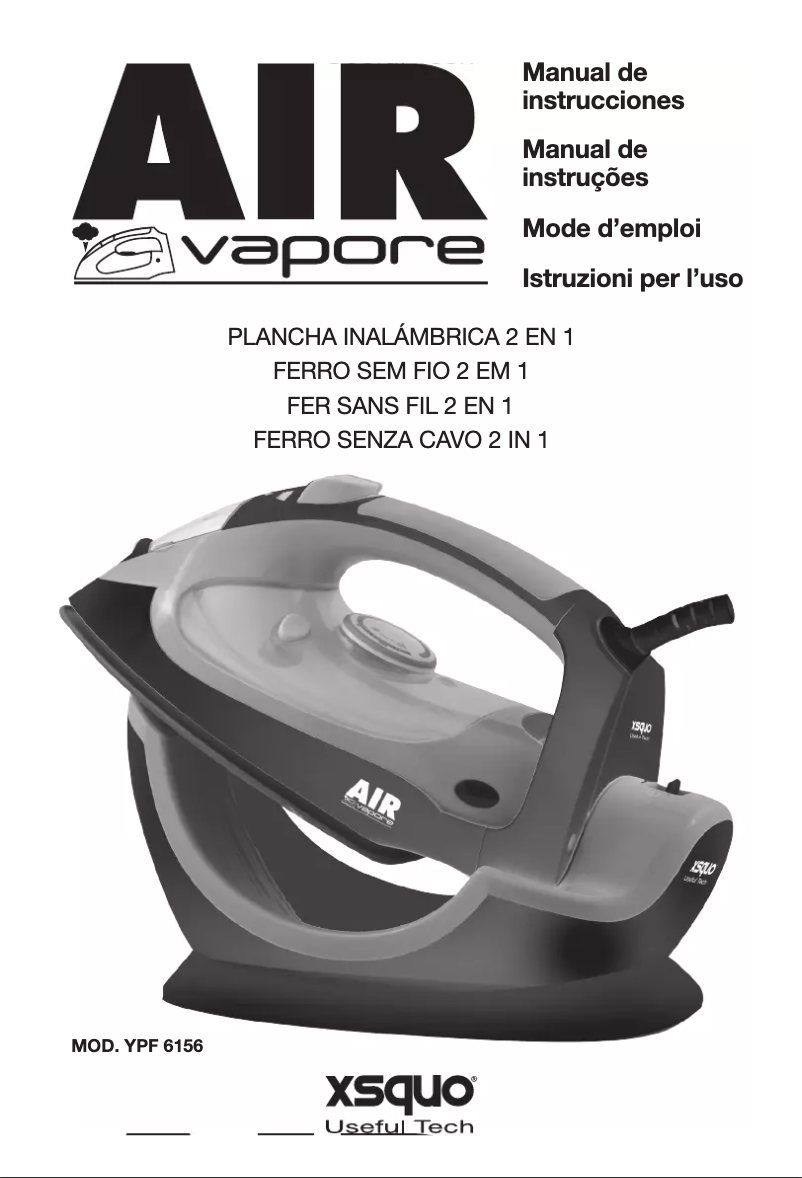 Image de la première page du manuel de l'appareil AirVapore YPF 6156