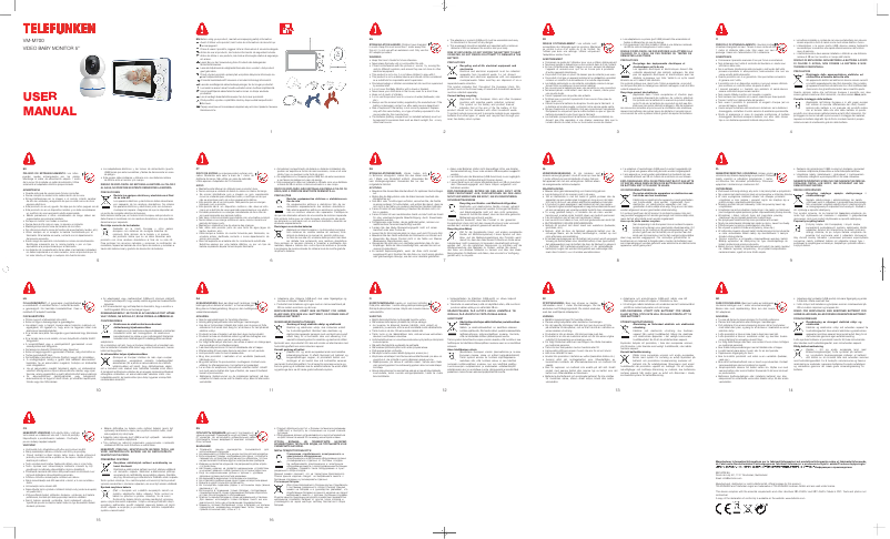 Image de la première page du manuel de l'appareil VM-M700