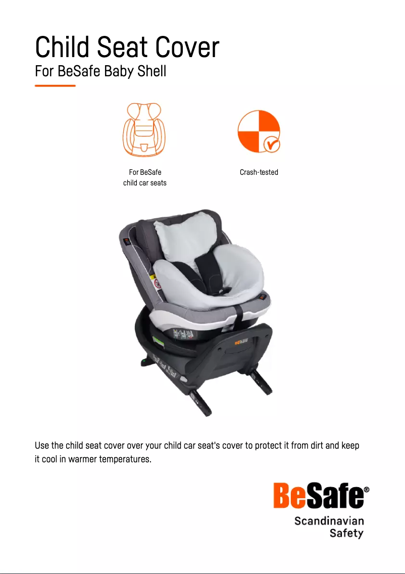 Page 1 de la notice Manuel utilisateur BeSafe Baby Shell