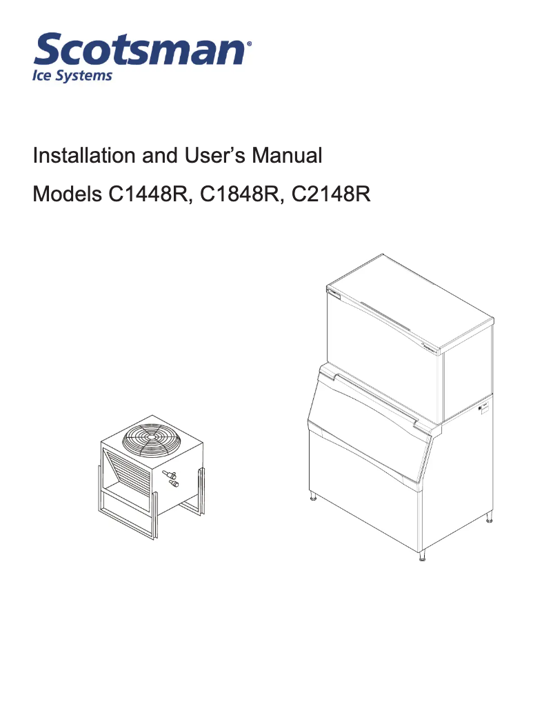 Page n°1 - Manuel utilisateur Scotsman C1448SR-32