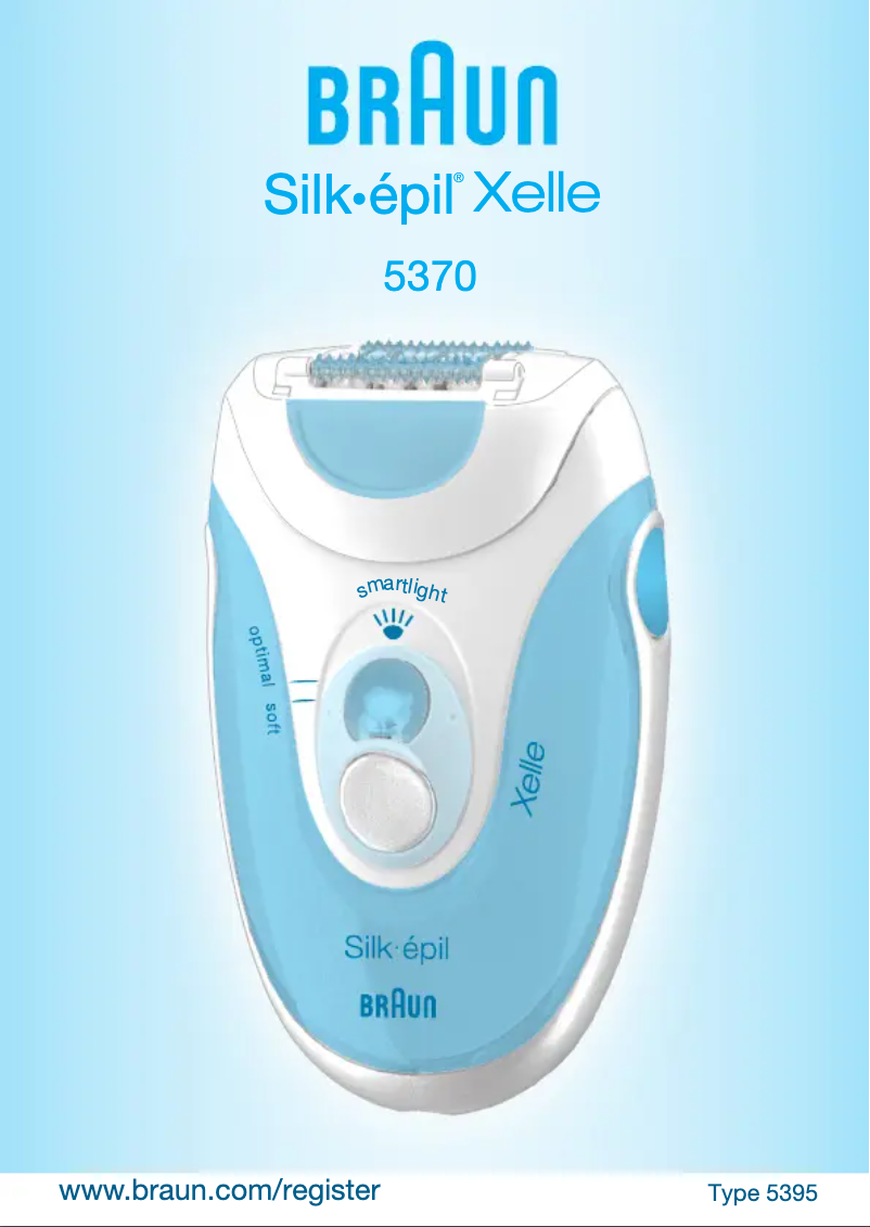 Página 1 del manual Manual de usuario Braun Silk-epil Xelle 5580