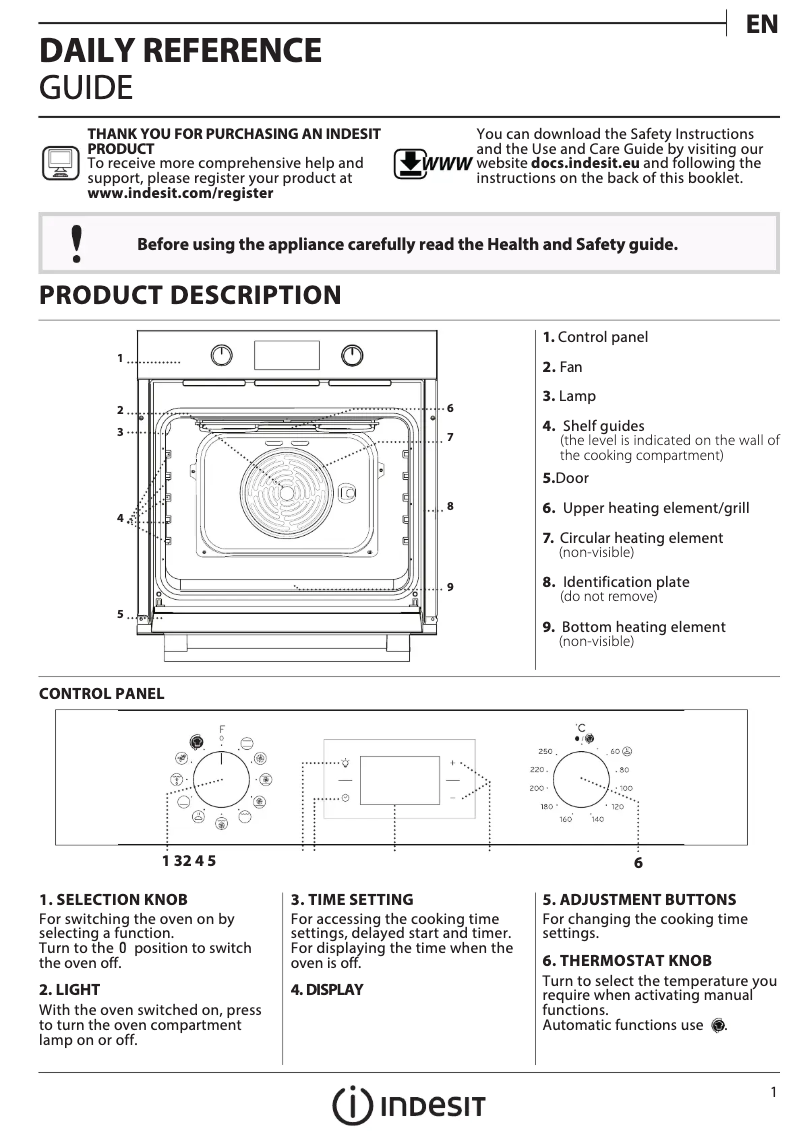 Image de la première page du manuel de l'appareil IFW 6844 C IX