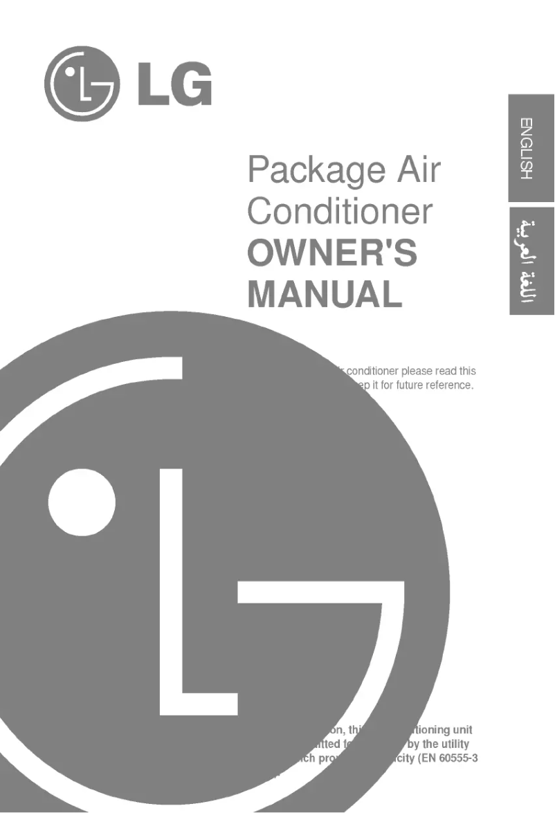 Page 1 de la notice Manuel utilisateur LG LPUK3061ZA