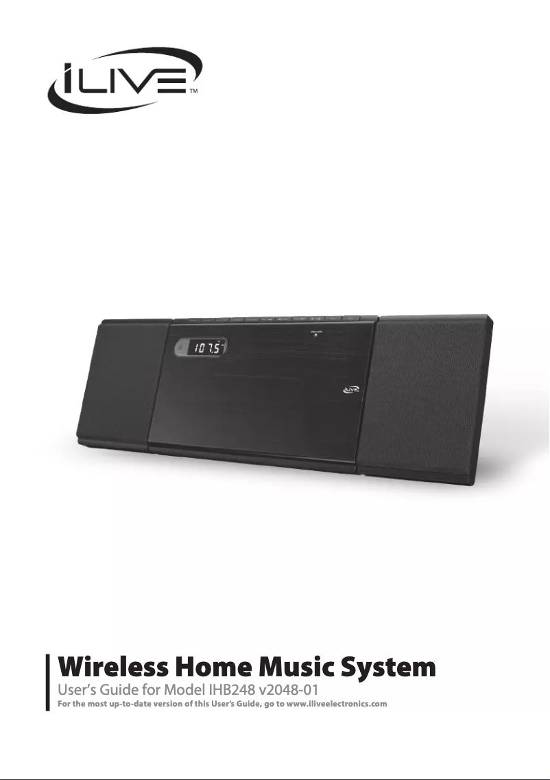 Page 1 de la notice Manuel utilisateur iLive IHB248B