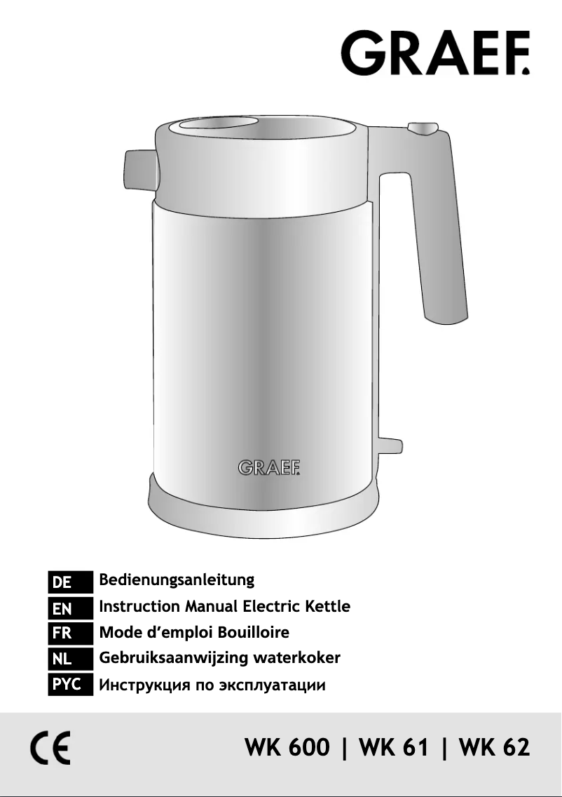Image de la première page du manuel de l'appareil WK 61